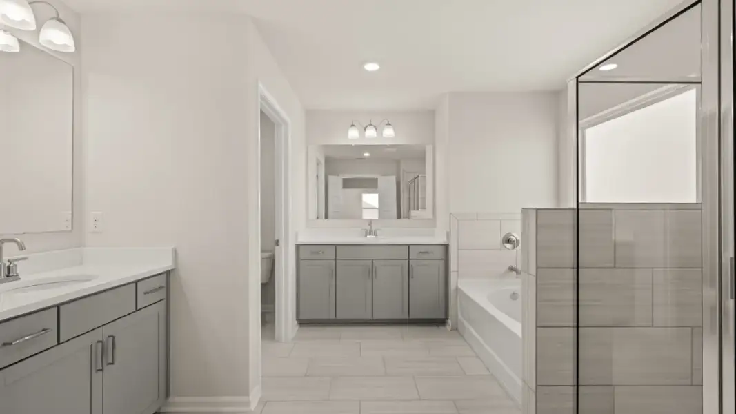 Furnished interior view inside a new home in Westland, Bogart (Image 9).