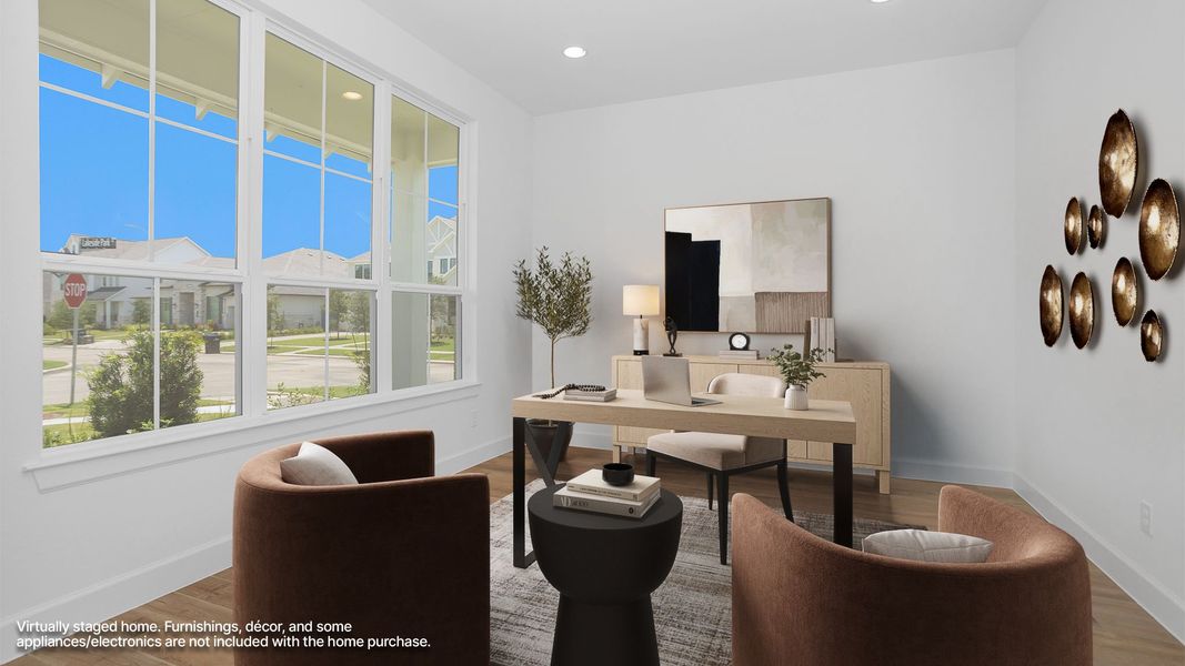 Furnished interior view inside a new home in Fulshear Lakes, Fulshear (Image 7).