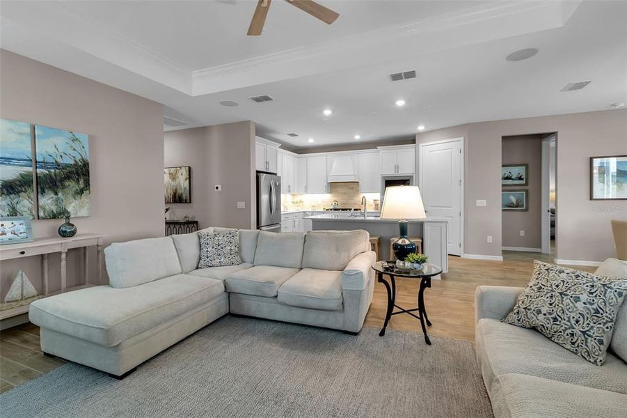 Furnished interior view inside a new home in , Parrish (Image 5).