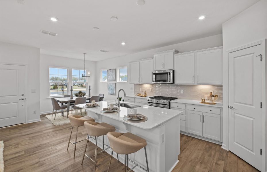 Representative furnished interior of a home built from the Marion by Pulte Homes in Long Savanna, Charleston (Image 11). Representative furnished interior of a home built from the Marion by Pulte Homes in Long Savanna, Charleston (Image 11).