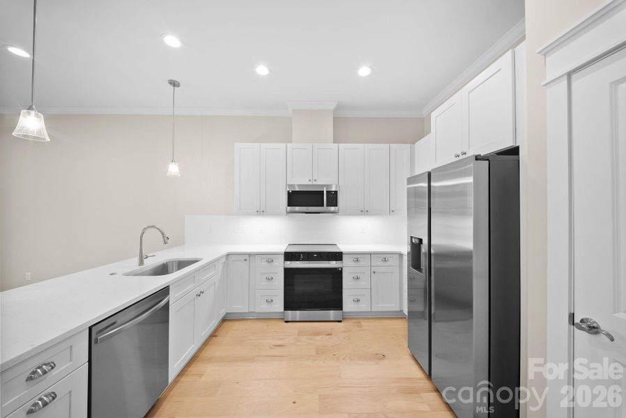 Furnished interior view inside a new home in , Asheville (Image 6).