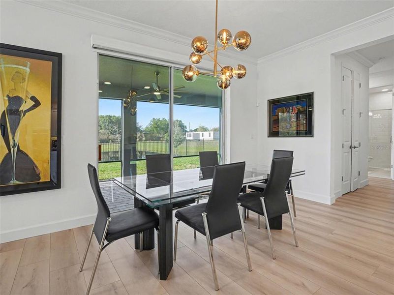 Furnished interior view inside a new home in , Oviedo (Image 32).