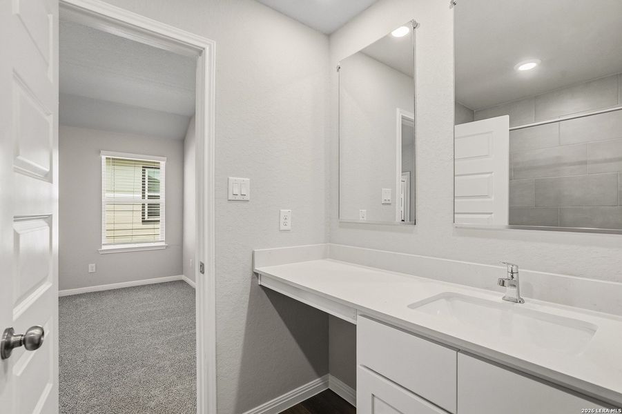 Furnished interior view inside a new home in Cinco Lakes, San Antonio (Image 9).
