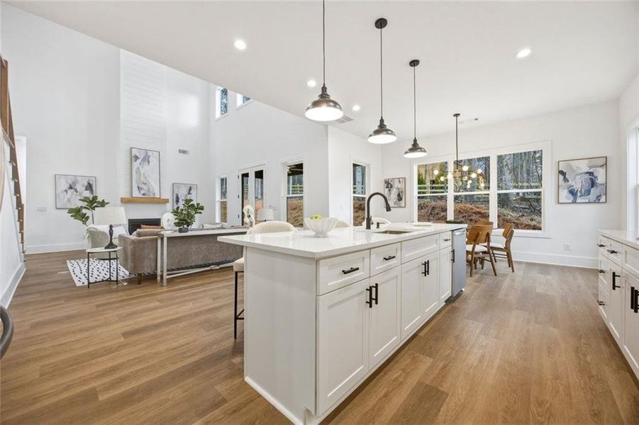 Furnished interior view inside a new home in , Pendergrass (Image 7).