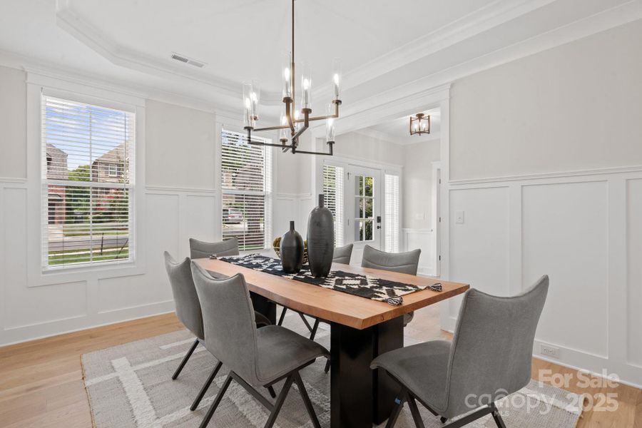 Furnished interior view inside a new home in , Charlotte (Image 32).