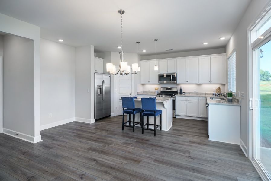 Representative furnished interior of a home built from the The Kennedy by Cothran Homes in Holly Ridge, Greenville (Image 10).