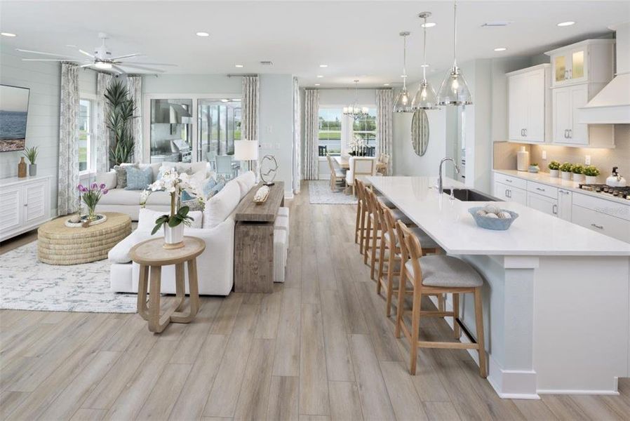 Furnished interior view inside a new home in , Lakewood Ranch (Image 11).