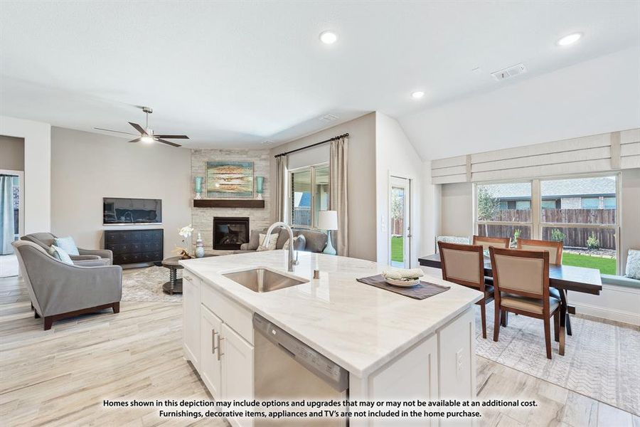 Furnished interior view inside a new home in North Grove, Waxahachie (Image 26).