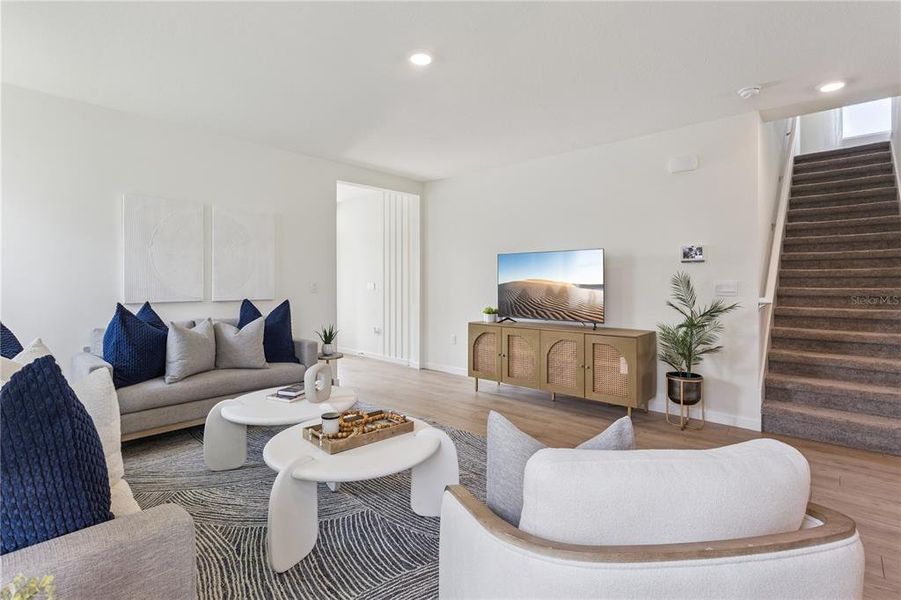 Furnished interior view inside a new home in Crossroads at Kelly Park, Apopka (Image 16).