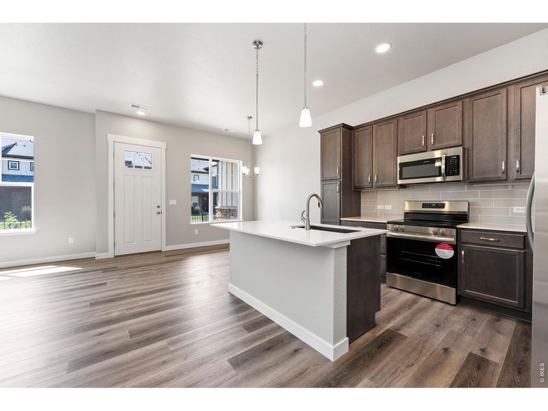 Furnished interior view inside a new home in The Lakes at Centerra, Loveland (Image 8).