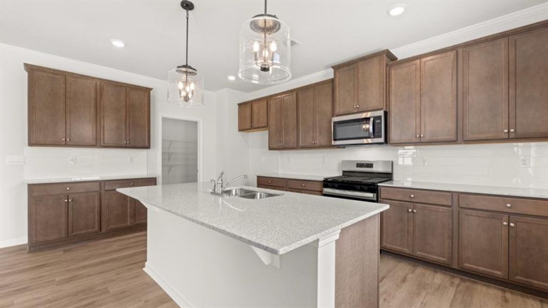 Furnished interior view inside a new home in Fairway 17 at Mirror Lake, Villa Rica (Image 8).