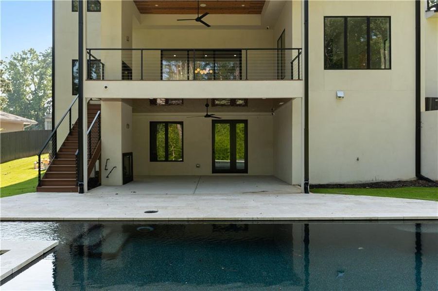 Exterior details and patio area of a home in , Atlanta (Image 38). Exterior details and patio area of a home in , Atlanta (Image 38).