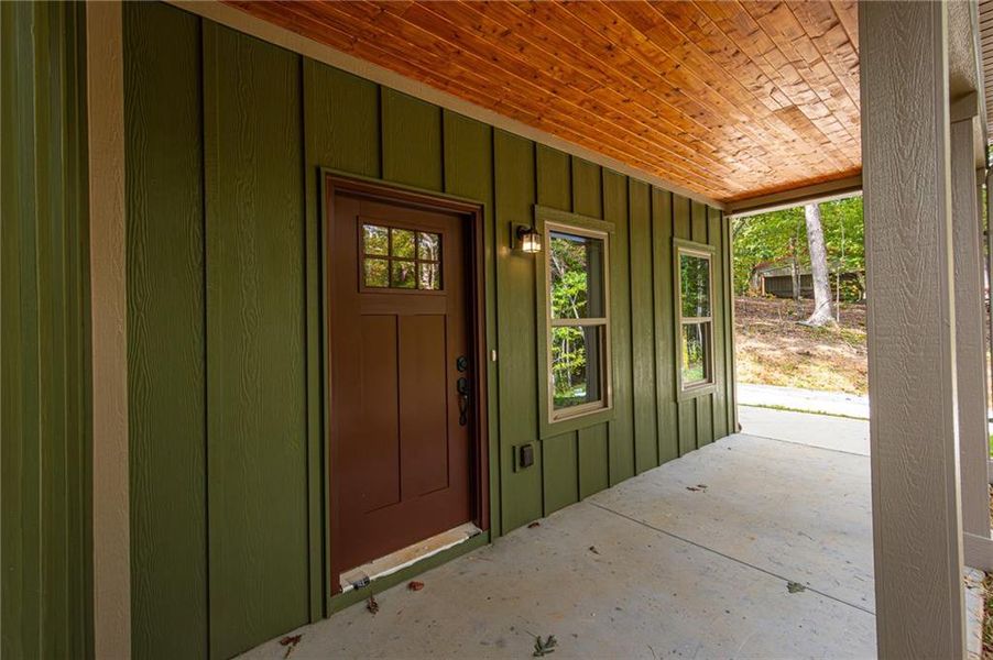 In-progress construction of a new home in , Dahlonega, GA (Image 48).