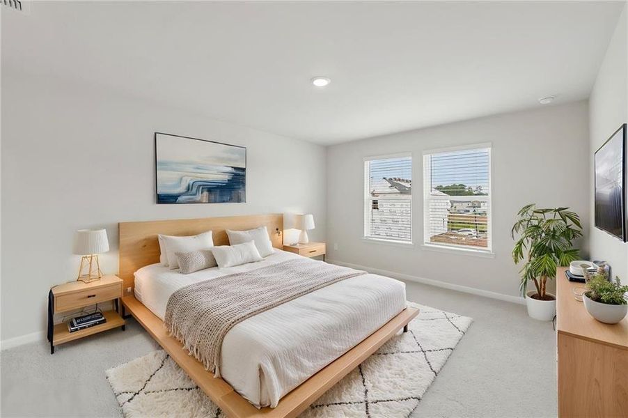 Furnished interior view inside a new home in Martin Springs - Cottage Series, Lawrenceville (Image 6).