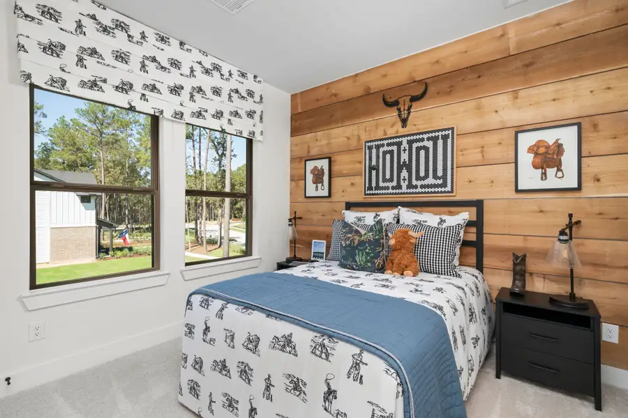 Representative furnished interior of a home built from the Brazos by Autograph Homes in Two Step Farm, Montgomery (Image 12).
