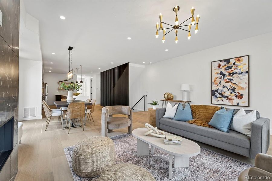 Furnished interior view inside a new home in , Englewood (Image 9).