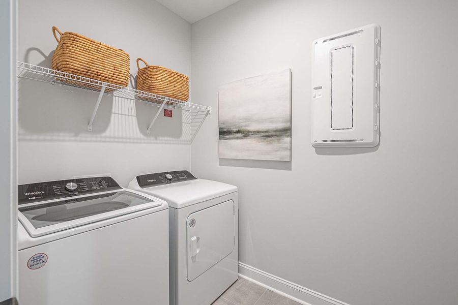Large laundry room