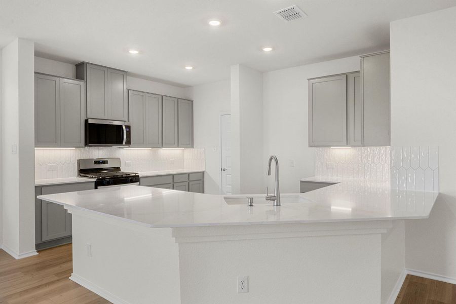 Furnished interior view inside a new home in Salerno - Heritage Collection, Round Rock (Image 9).