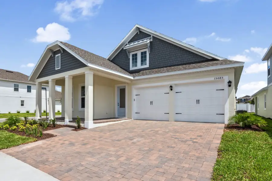Representative exterior photo of a completed home built from the Hemingway by Rockwell Homes in Northlake At Ovation, Winter Garden, FL (Image 2).
