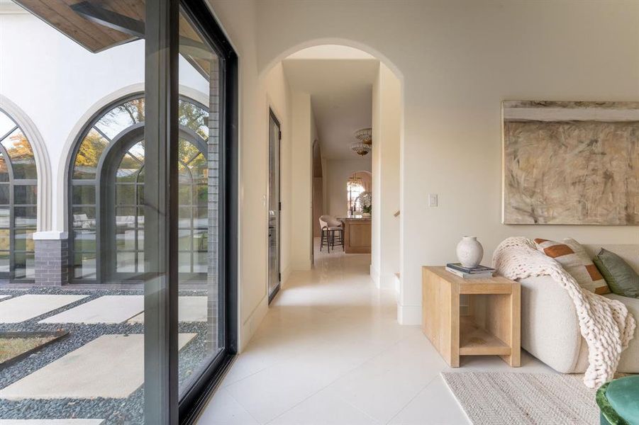 Furnished interior view inside a new home in , Dallas (Image 5).