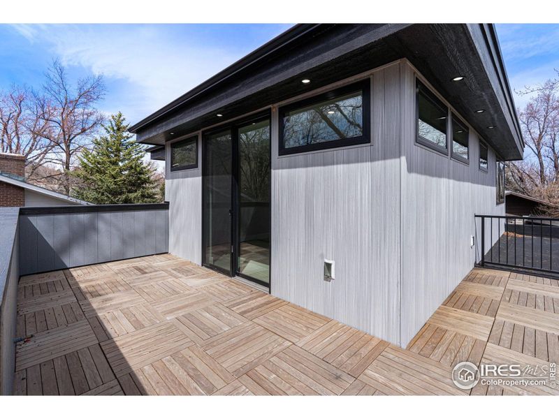 Balcony off of primary suite Balcony off of primary suite