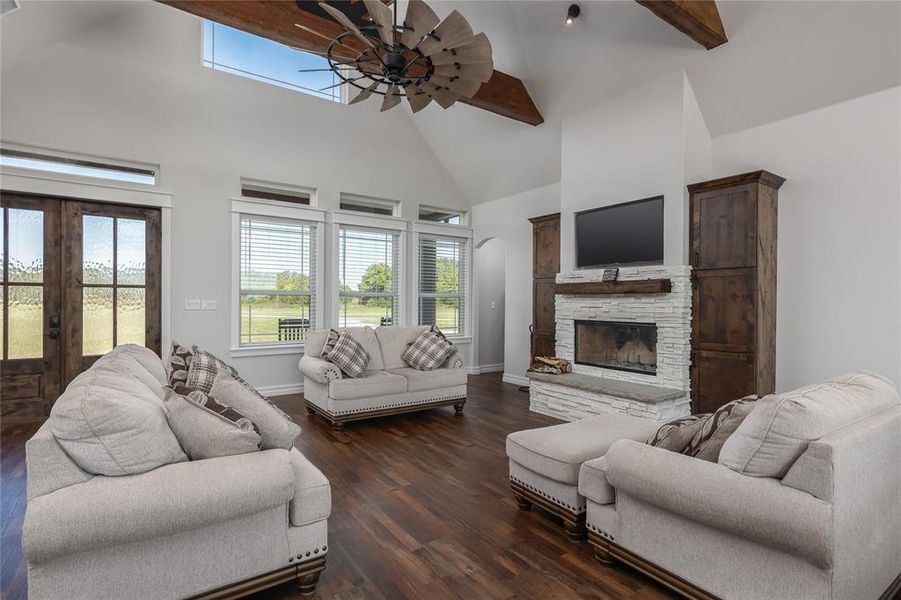 Furnished interior view inside a new home in , Bowie (Image 13).