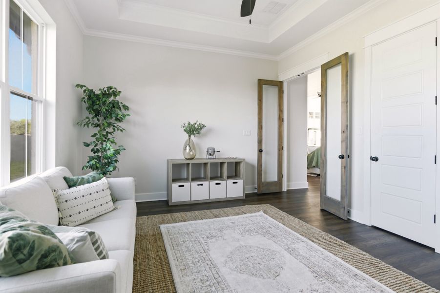 Furnished interior view inside a new home in Stella Ranch, Bryan (Image 17).