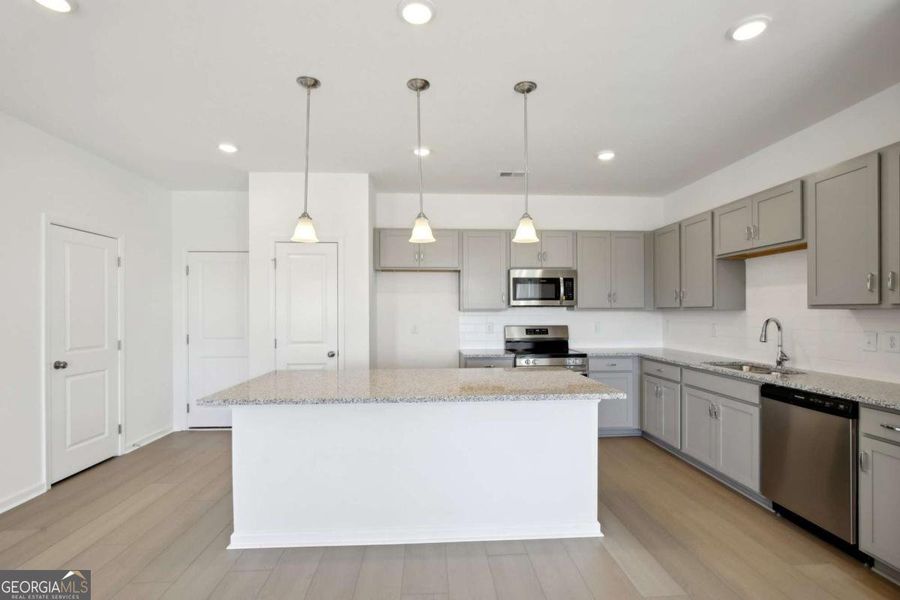 Furnished interior view inside a new home in Crescent Towns, Riverdale (Image 6). Furnished interior view inside a new home in Crescent Towns, Riverdale (Image 6).
