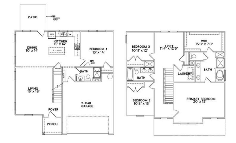 Red Oak Floor Plan