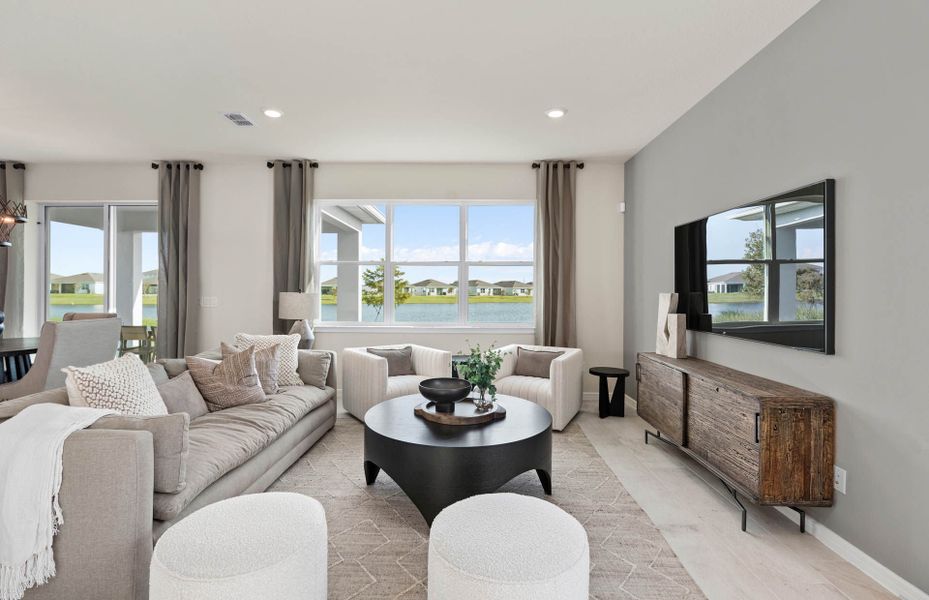 Representative furnished interior of a home built from the Morris by DiVosta in Talon Preserve on Palmer Ranch, Nokomis (Image 5).