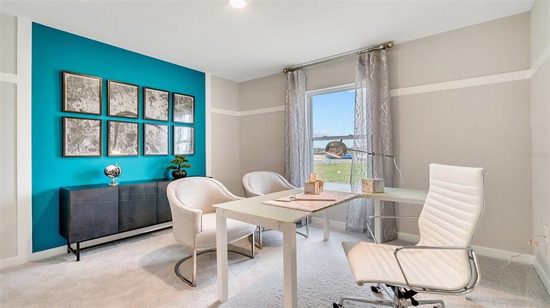 Furnished interior view inside a new home in Buena Lago, St. Cloud (Image 8).