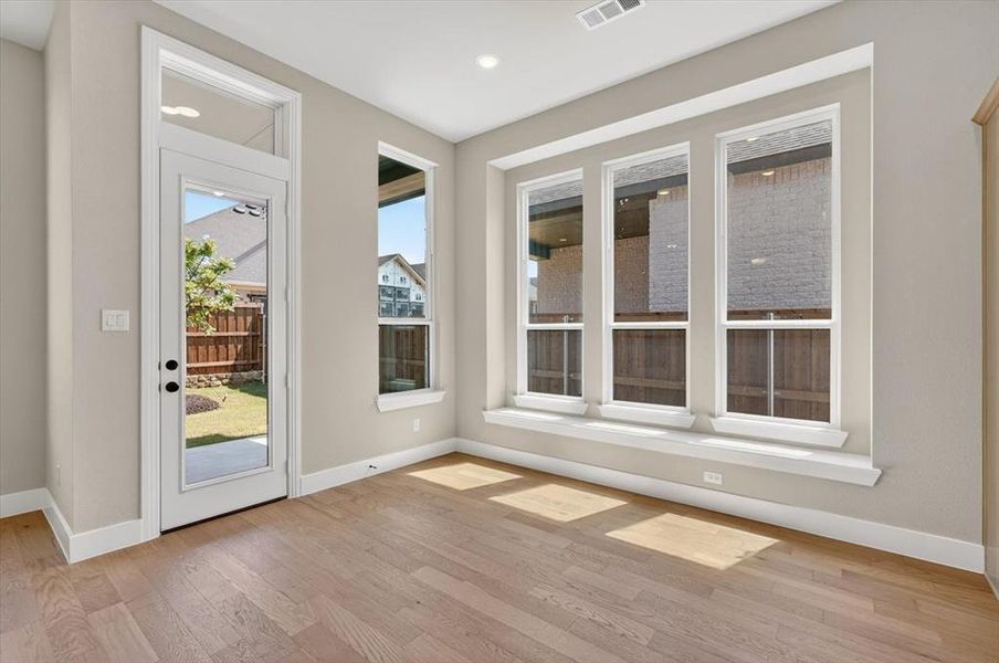 Spacious, unfurnished interior of a new home in Trinity Falls, McKinney (Image 15). Spacious, unfurnished interior of a new home in Trinity Falls, McKinney (Image 15).