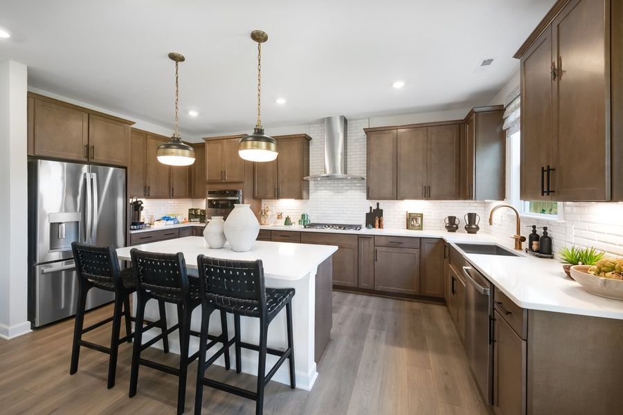 Furnished interior view inside a new home in Hickory Grove, Sanford (Image 3).