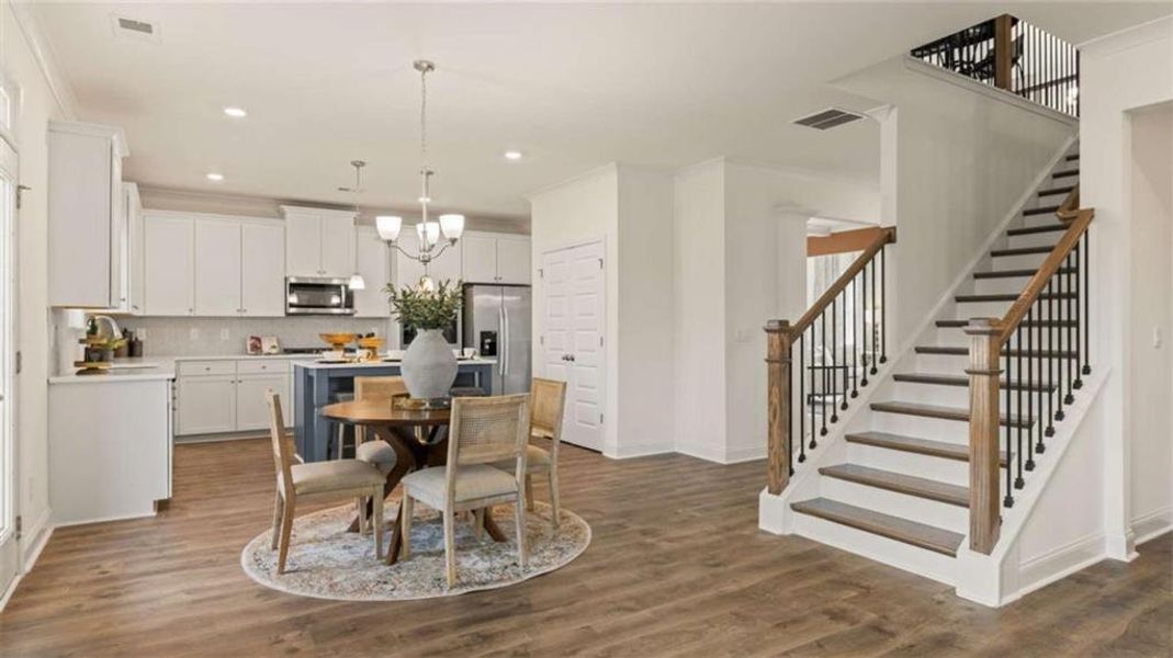 Furnished interior view inside a new home in The Gates at Pates Creek, Hampton (Image 55).