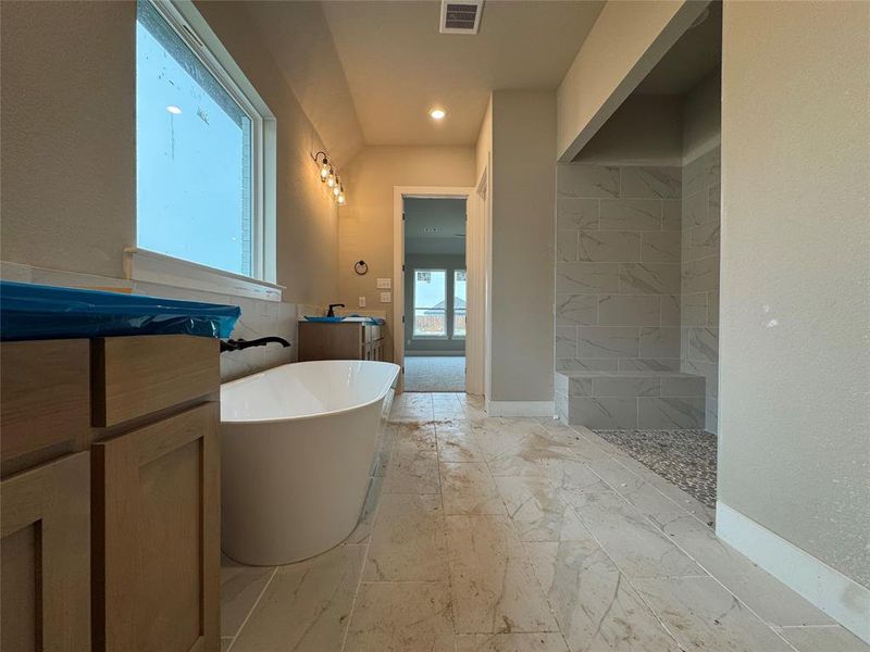 In-progress construction of a new home in Coyote Crossing, Godley, TX (Image 11).