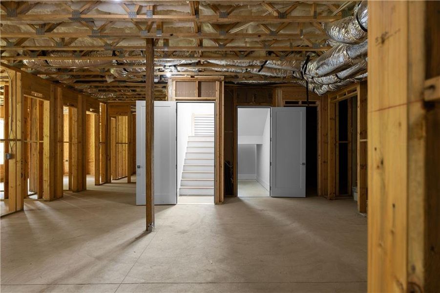 In-progress construction of a new home in , Atlanta, GA (Image 90).