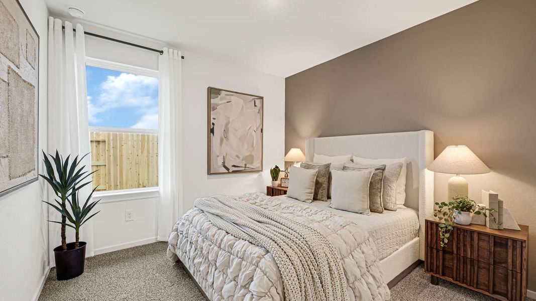 Furnished interior view inside a new home in Milo Farms, Needville (Image 12).