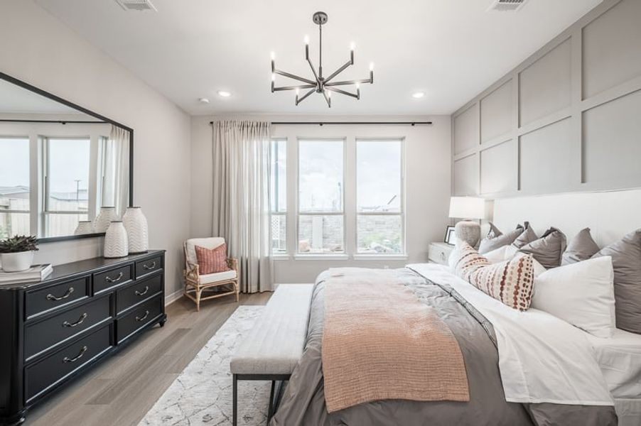 Furnished interior view inside a new home in Woodson’s Reserve 45′, Spring (Image 13).