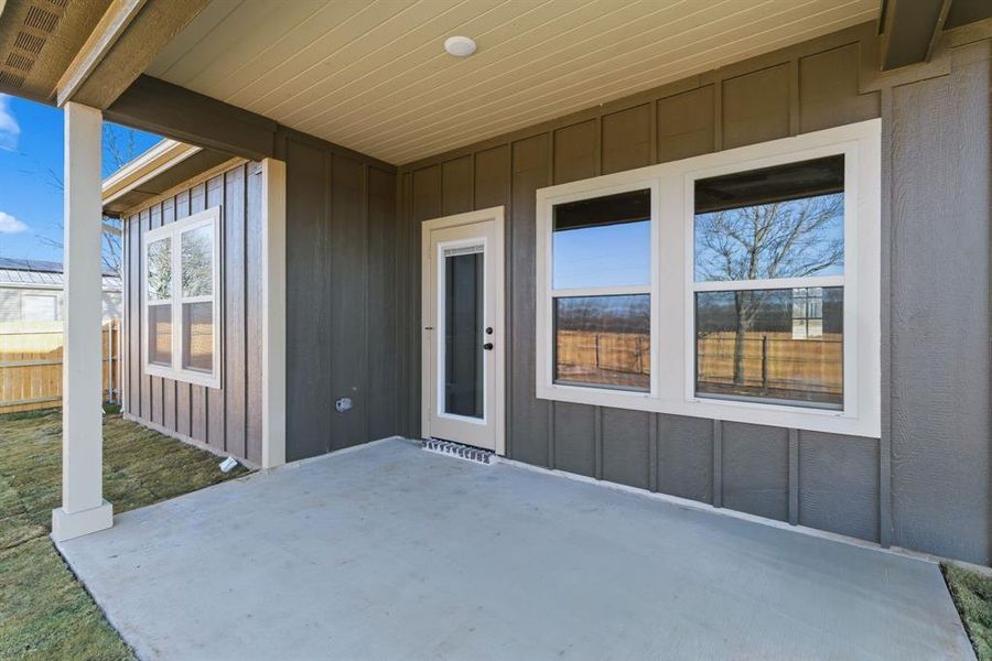 Exterior details and patio area of a home in , Bridgeport (Image 25).