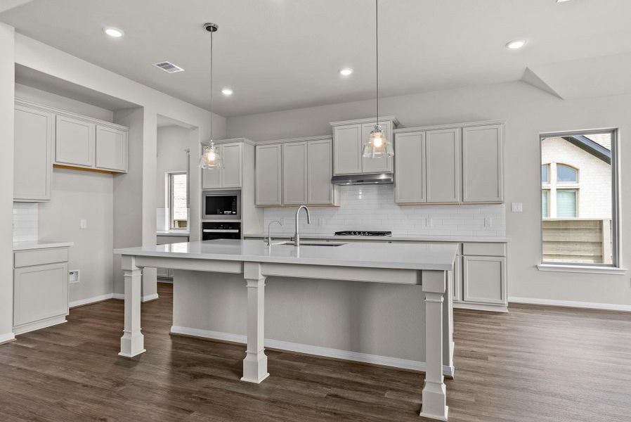 Furnished interior view inside a new home in Pomona, Manvel (Image 11).