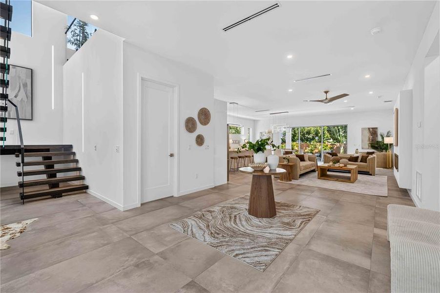 Furnished interior view inside a new home in , Sarasota (Image 36).