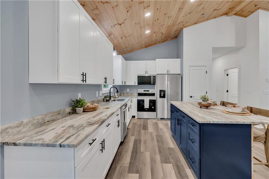 Furnished interior view inside a new home in , Ellijay (Image 11).