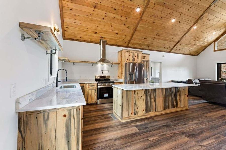 Furnished interior view inside a new home in , Mineral Bluff (Image 14).