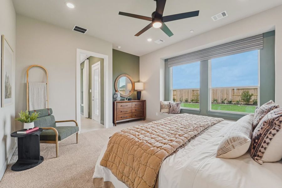 Representative furnished interior of a home built from the Laramie by Chesmar Homes in Jubilee 50's, Hockley (Image 10).