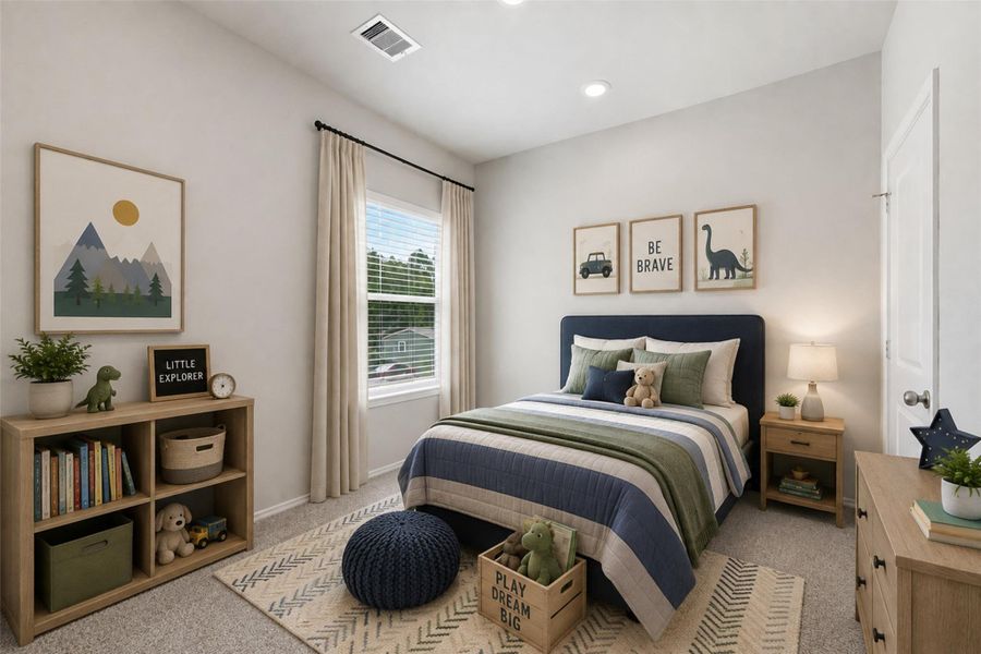 Virtually Staged - Bedroom Virtually Staged - Bedroom