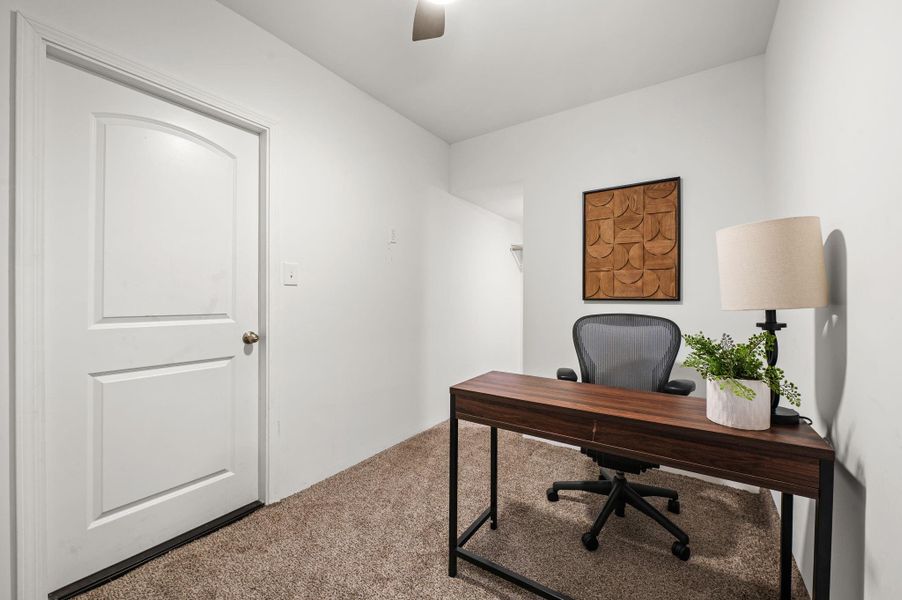 Furnished interior view inside a new home in , Spring (Image 13). Furnished interior view inside a new home in , Spring (Image 13).
