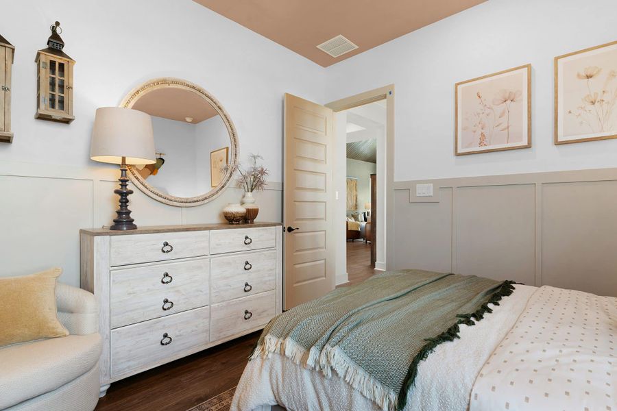Furnished interior view inside a new home in Lariat, Liberty Hill (Image 104).