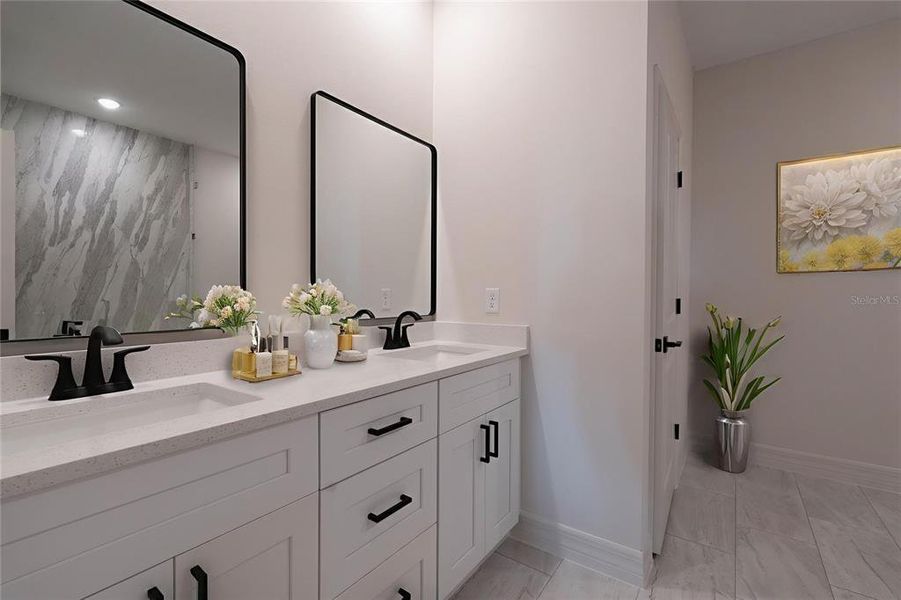 Furnished interior view inside a new home in , Tavares (Image 17).