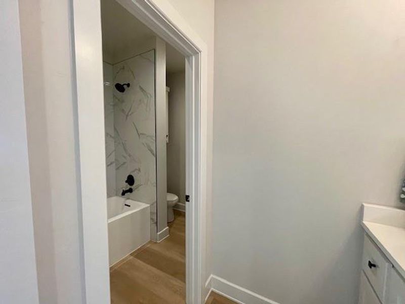 Sample of a completed Jack n Jill bathroom