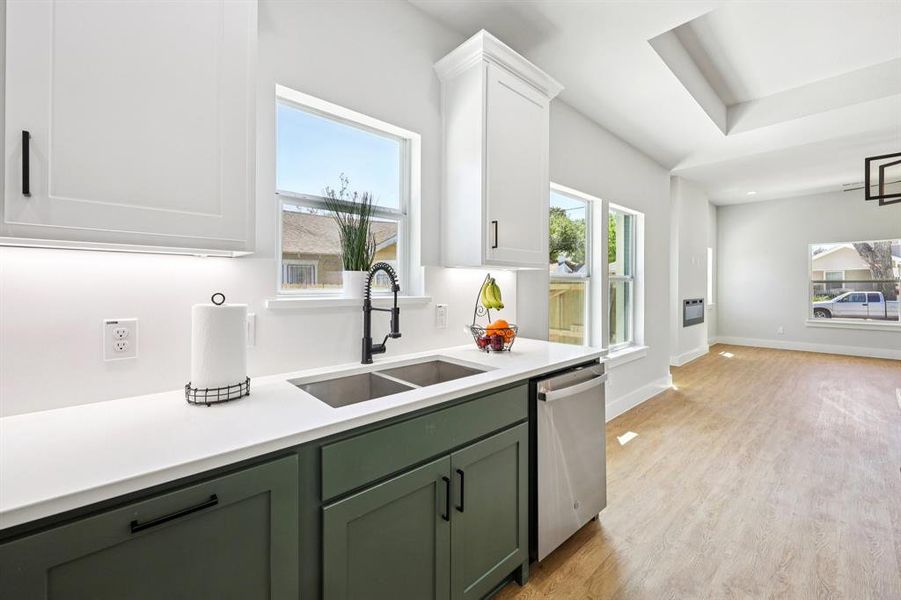 Furnished interior view inside a new home in , Dallas (Image 15).
